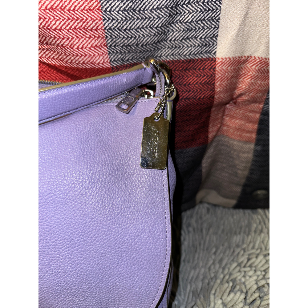 COACH® Re(loved) Turnlock Hobo in Purple - Picture 7 of 8